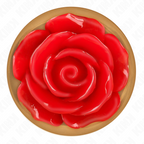 KINK - PLUG ANALE IN ORO ROSA CON ROSA ROSSA M