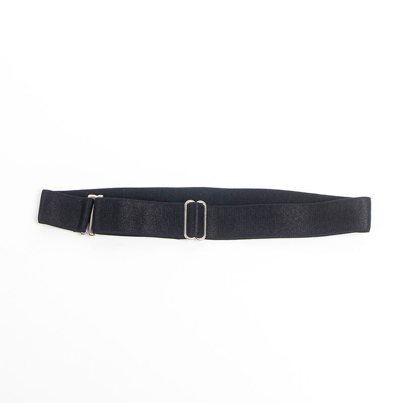 SUBBLIME - 955373 ABITO CON SPALLINE IN PELLE NERA S/M