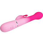 PRETTY LOVE - DEJON 3 IN 1 MULTIFUNZIONE VIBRATORE CONIGLIO ROSA
