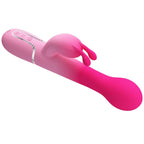 PRETTY LOVE - DEJON 3 IN 1 MULTIFUNZIONE VIBRATORE CONIGLIO ROSA