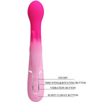 PRETTY LOVE - DEJON 3 IN 1 MULTIFUNZIONE VIBRATORE CONIGLIO ROSA