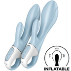 SATISFYER - AIR PUMP BUNNY 1 VIBRATORE GONFIABILE CONIGLIO BLU