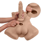 SILEXD - APOLLO L TORSO MASCHILE REALISTICO CARAMELLO