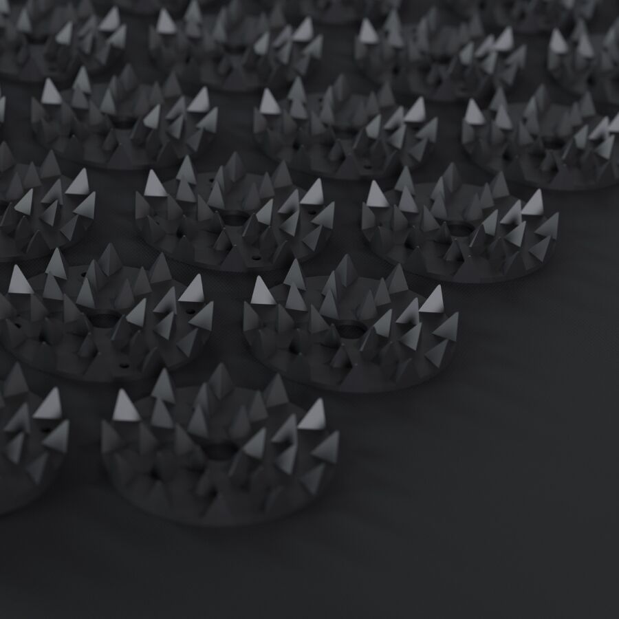 LELO - TAPPETO PER MASSAGGIO CORPO AGHIOPRESSIONE NERO