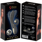 IBIZA - VIBRATORE TWISTER CON STIMOLATORE CURVA E VIBRO-ROTAZIONE
