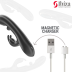 IBIZA - POTENTE VIBRATORE RABBIT CON PERLA ROTANTE MASSAGGIANTE