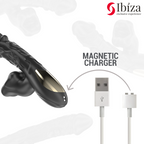 IBIZA - VIBRATORE E STIMOLATORE CLITORIDEO CON EFFETTO MORSO E ROTAZIONE