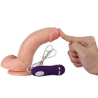 SHEQU - KASSADIN VIBRATORE DILDO CON TELECOMANDO 17,5 CM