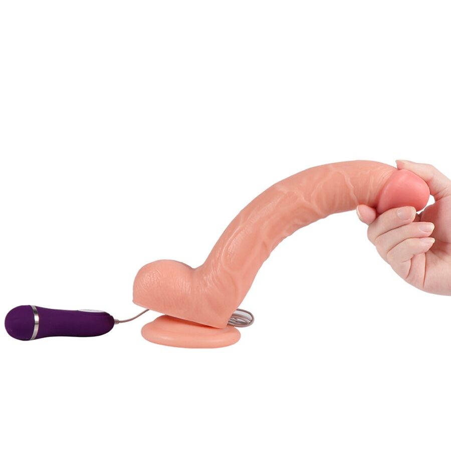 SHEQU - DILDO VIBRANTE OPTIMUS CON TELECOMANDO 28 CM