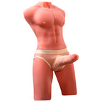 XISE - JASON MEZZO CORPO TORSO MASCHILE REALISTICO CON SPINTA E VIBRAZIONE 55 CM