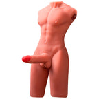 XISE - JASON MEZZO CORPO TORSO MASCHILE REALISTICO CON SPINTA E VIBRAZIONE 55 CM