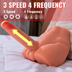 XISE - PEEL DILDO ASS REALISTICO DILDO MASTURBATORE POSIZIONE FRONTALE CON SPINTA 17,5 CM