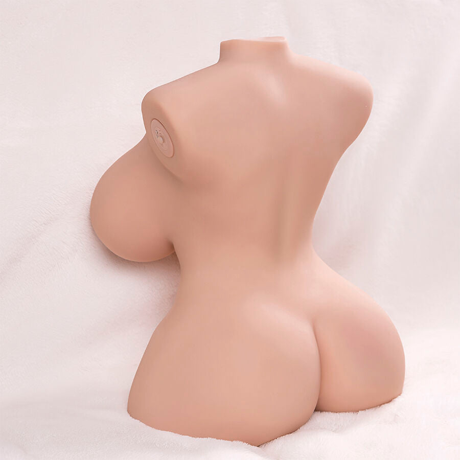 XISE - TORSO REALISTICO PICCOLO E SPINTO CON VIBRAZIONE FEMMINILE 40 CM