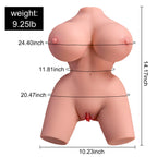XISE - FRIEDA TORSO FEMMINILE REALISTICO CON VIBRAZIONE 36 CM