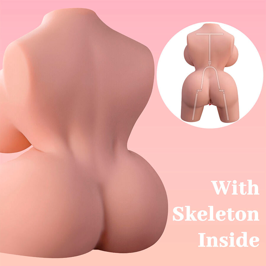 XISE - FRIEDA TORSO FEMMINILE REALISTICO CON VIBRAZIONE 36 CM