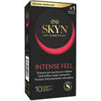SKYN - PRESERVATIVO TEXTURED INTENSE FEEL CON DESIGN ONDULATO 10 UNITÀ