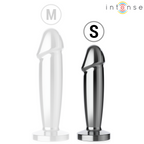 INTENSE - ANAL PLUG 10 VIBRAZIONI DILDO METALLO CON TELECOMANDO S