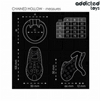 ADDICTED TOYS LOCKED - GABBIA PER PENE CAVA CON CATENA 10,5 CM