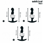 ADDICTED TOYS - SET DI 3 TAPPI ANALI MODELLO 1