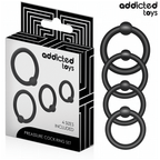 ADDICTED TOYS - SET DI ANELLI IN SILICONE A PRESSIONE