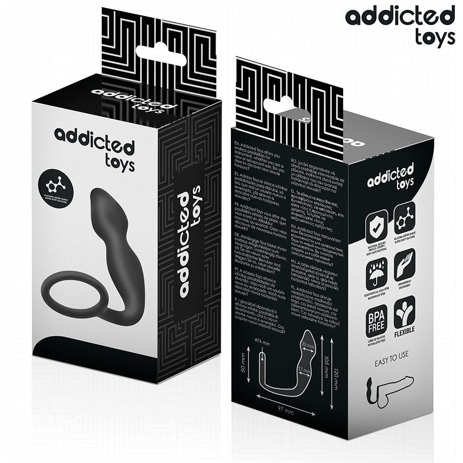 ADDICTED TOYS - PLUG ANALE CON ANELLO MODELLO 2