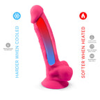 SILEXD - MODELLO PENE REALISTICO 18 VIBRAZIONE ROSA + TELECOMANDO LRS