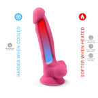 SILEXD - MODELLO 1 PENE REALISTICO SILICONE PREMIUM SILEXPAN ROSA FLUORESCENTE 17,5 CM