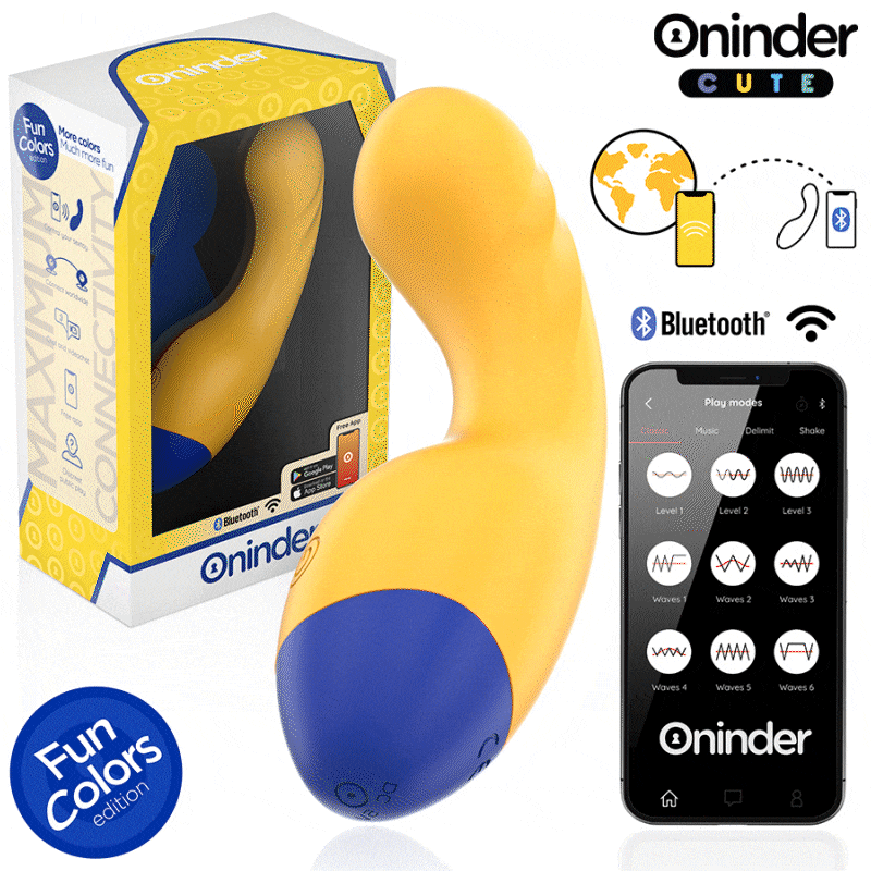 ONINDER CUTE - VIBRATORE PUNTO G LOVE BUDDY MASTER - APP GRATUITA IN TUTTO IL MONDO