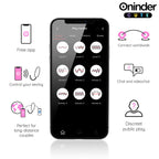 ONINDER CUTE - UOVO VIBRO-ROTANTE IN SILICONE 360° PER AMORE E PIACERE - APP GRATUITA IN TUTTO IL MONDO