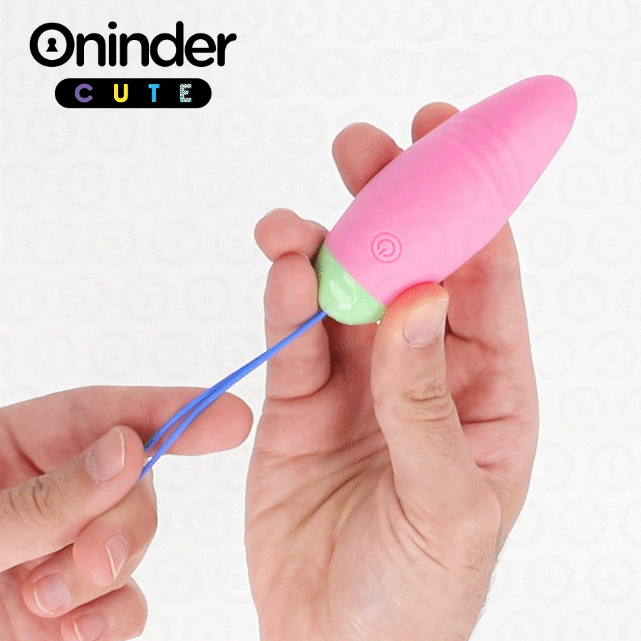 ONINDER CUTE - UOVO VIBRO-ROTANTE IN SILICONE 360° PER AMORE E PIACERE - APP GRATUITA IN TUTTO IL MONDO