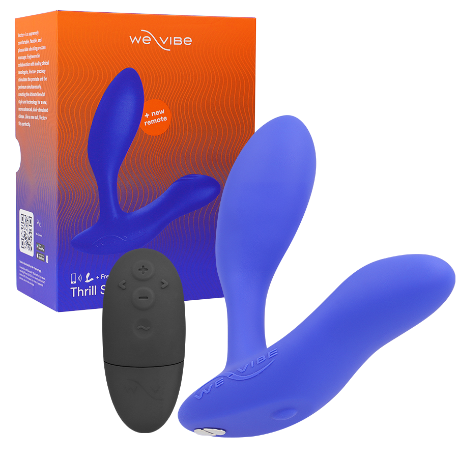 WE-VIBE - MASSAGGIATORE PROSTATICO VECTOR+ BLU