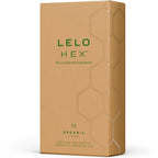 LELO - HEX ORGANIC CONDOM BOX 12 UNITÀ