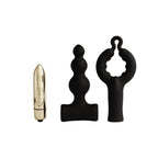 ROCKS-OFF - PETITE SENSATIONS BUBBLES PLUG ANALE VIBRATORE NERO