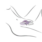 ROCKS-OFF - VIBRATORE CONIGLIO VIOLA GLO-GIRL