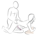 ROCKS-OFF - GEMINI DOPPIO VIBRATORE STIMOLATORE DEL CLITORIDE PUNTO G VIOLA