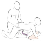 ROCKS-OFF - ADATTATORE NERO PER VIBRATORE PROSTATICO E ANALE