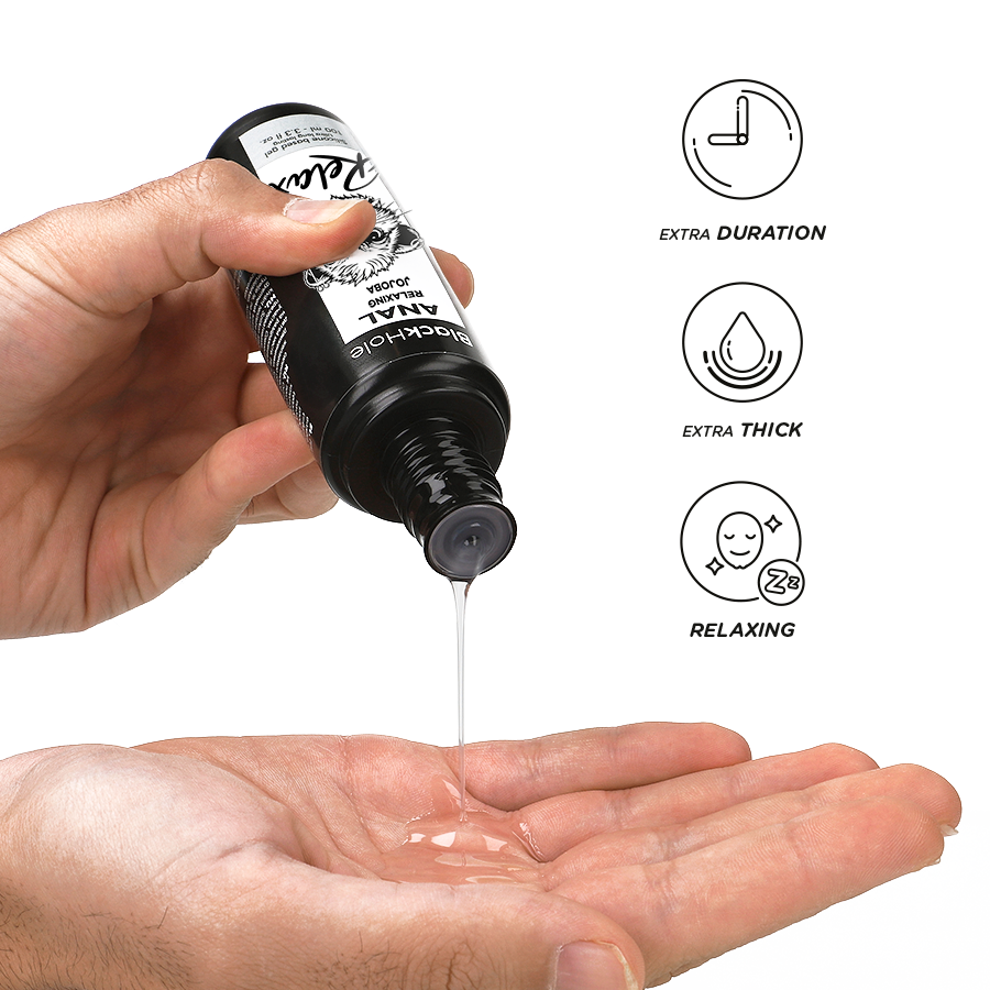 BLACK HOLE - RILASSANTE ANALE JOJOBA RELAX BASE SILICONE 100 ML