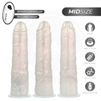 COCK MILLER - DILDO CON VENTOSA, LUCI E VIBRAZIONE CON TELECOMANDO BIANCO 20,5 CM
