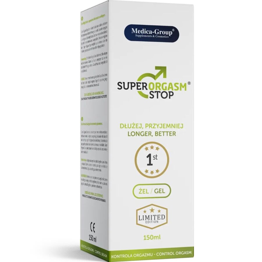 MEDICA GROUP - SUPER ORGASM STOP GEL INTIMO UOMO 150 ML