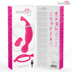 MORESSA - KIRK DUO ASPIRAZIONE + MASSAGGIATORE MULTI-PERFORMANCE IN SILICONE PREMIUM RICARICABILE