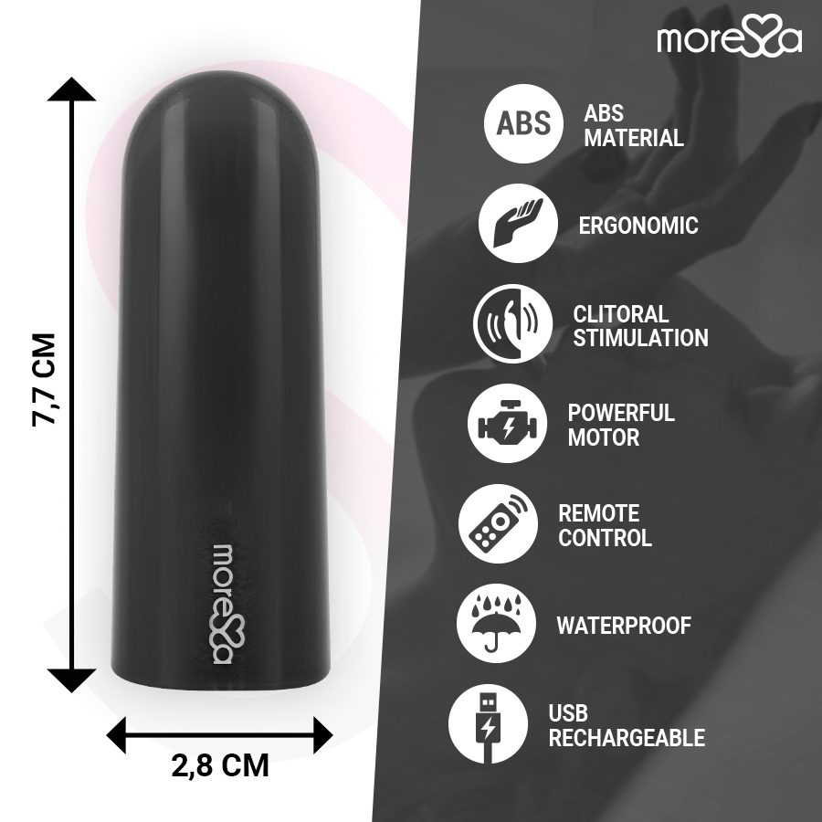 MORESSA - TELECOMANDO VIBRATORE NIX NERO