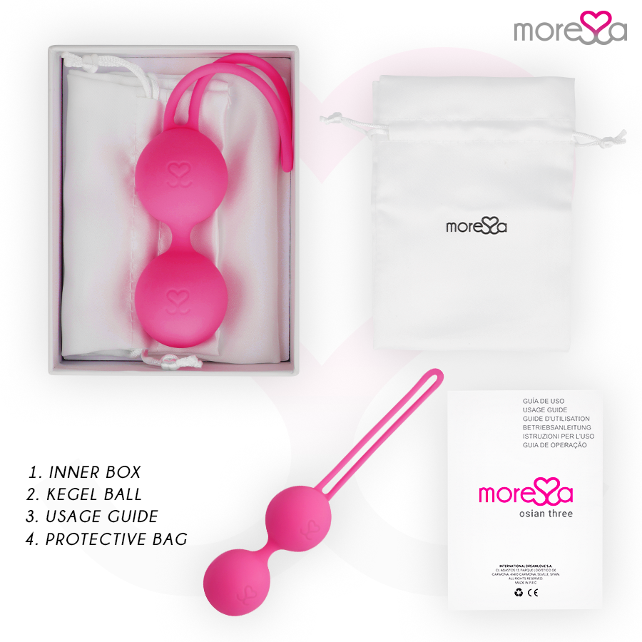 MORESSA - OSIAN TRE PREMIUM SILICONE ROSA