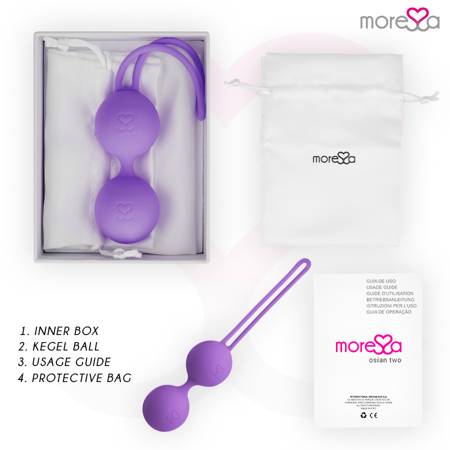 MORESSA - OSIAN DUE SILICONE PREMIUM LILLA