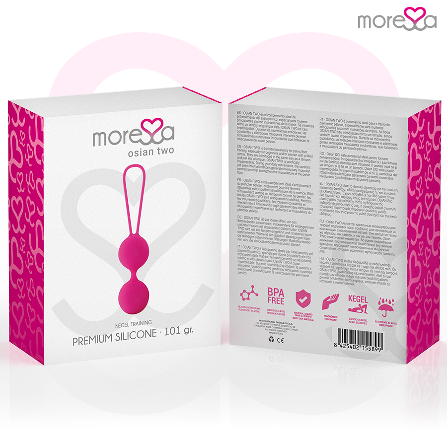 MORESSA - OSIAN DUE SILICONE PREMIUM ROSA
