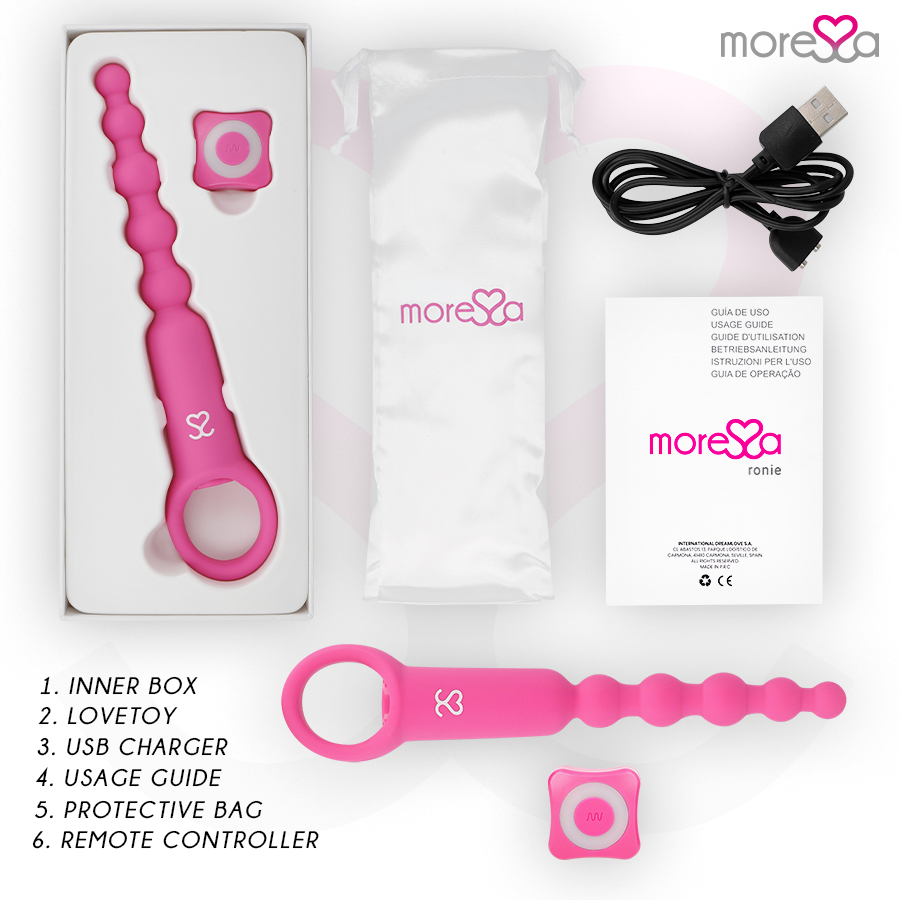 MORESSA - RONIE REMOTE CONTROL PIACERE ANALE ROSA