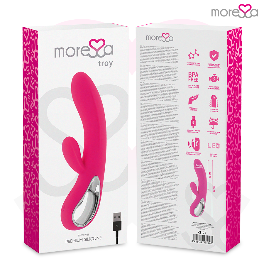 MORESSA - TROY PREMIUM SILICONE RICARICABILE