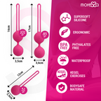MORESSA - SET OSIAN PREMIUM SILICONE ROSA (Osian One - 51 g | Osian Two - 101 g | Osian Three 85 g)