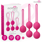 MORESSA - SET OSIAN PREMIUM SILICONE ROSA (Osian One - 51 g | Osian Two - 101 g | Osian Three 85 g)