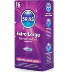SKINS - PRESERVATIVI EXTRA LARGE PREMIUM CONFEZIONE DA 16