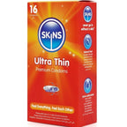 SKINS - PRESERVATIVI ULTRA SOTTILI PREMIUM CONFEZIONE DA 16